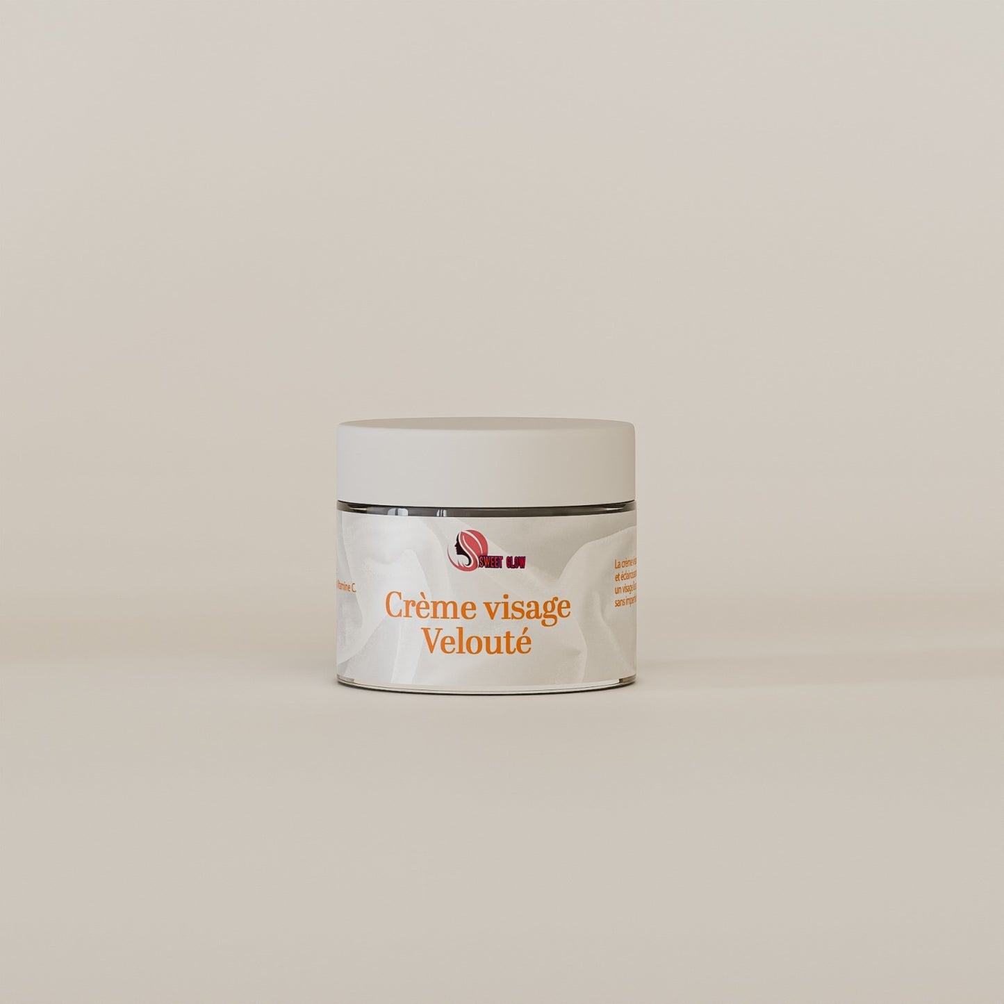 Velvety face cream